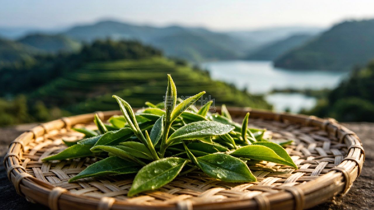 信阳毛尖茶产区 实体产业园区风貌