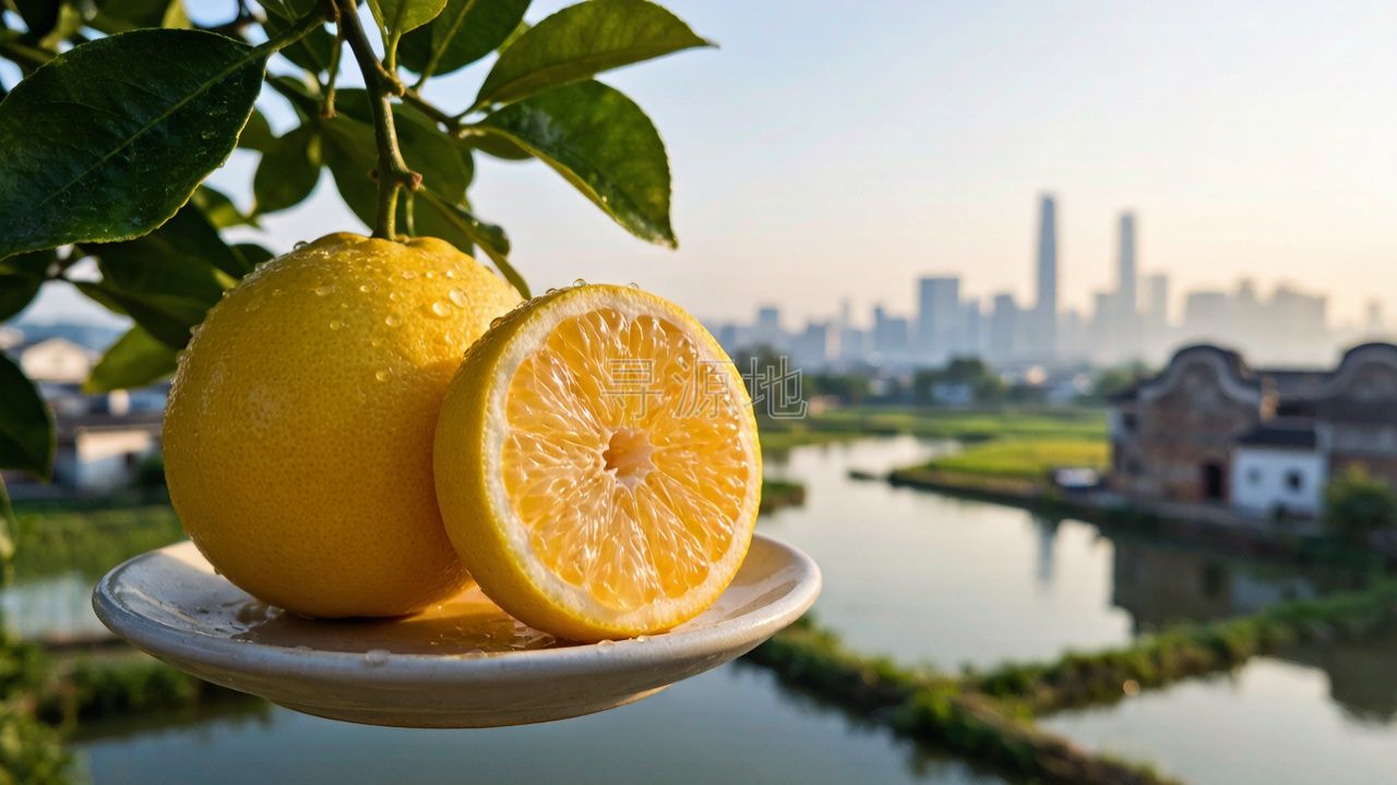 梅州金柚产业带 实体产业园区风貌